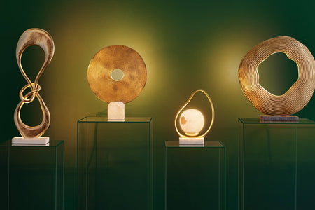 Sculptural lights: table lamps as abstract artworks