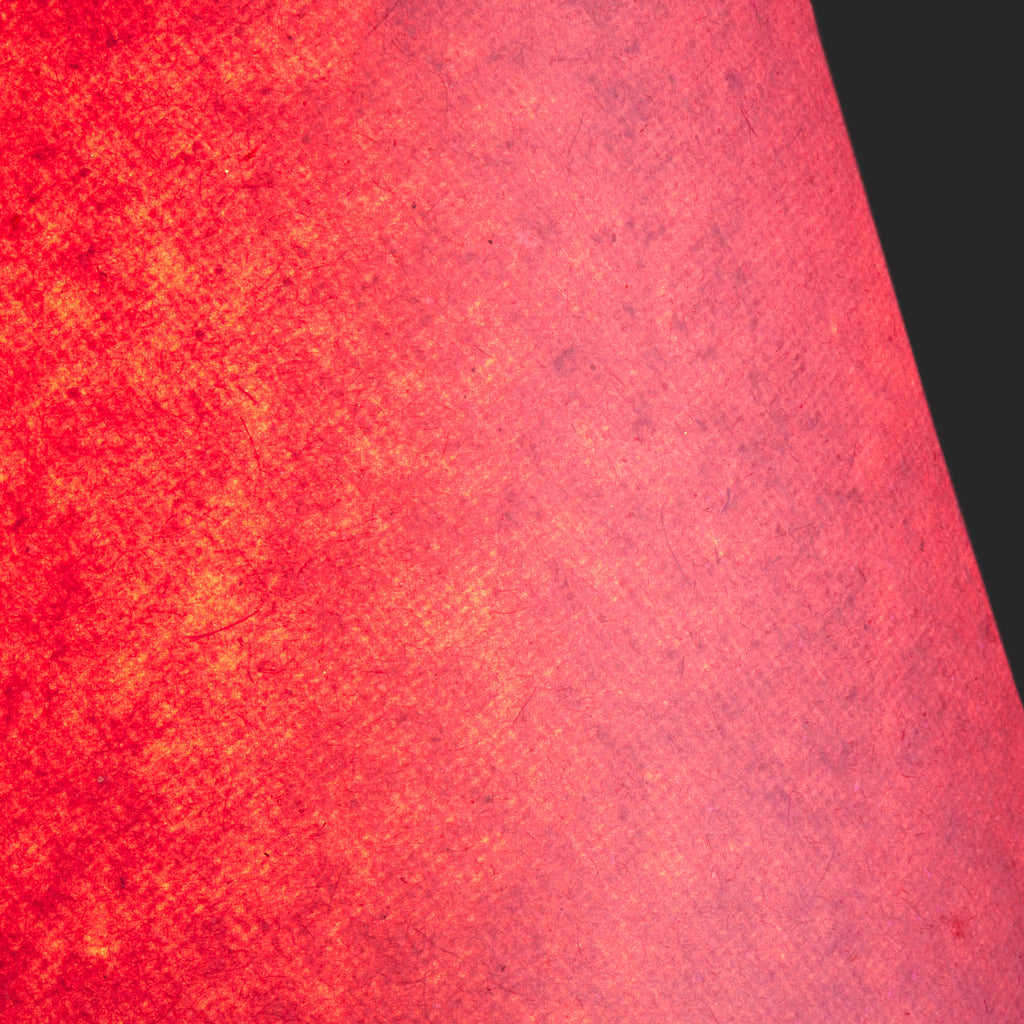 20cm empire shade in Hibiscus hand made parchment