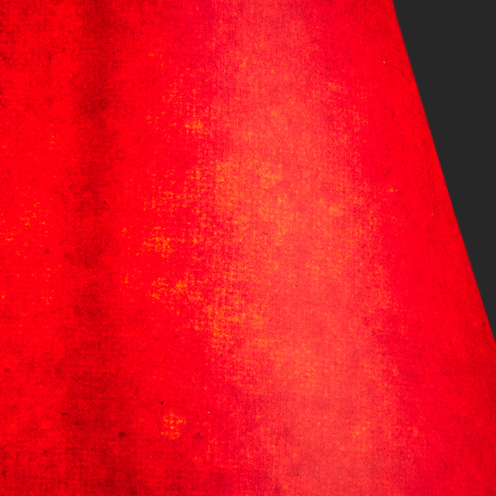 30cm straight empire shade in Tomato hand made parchment