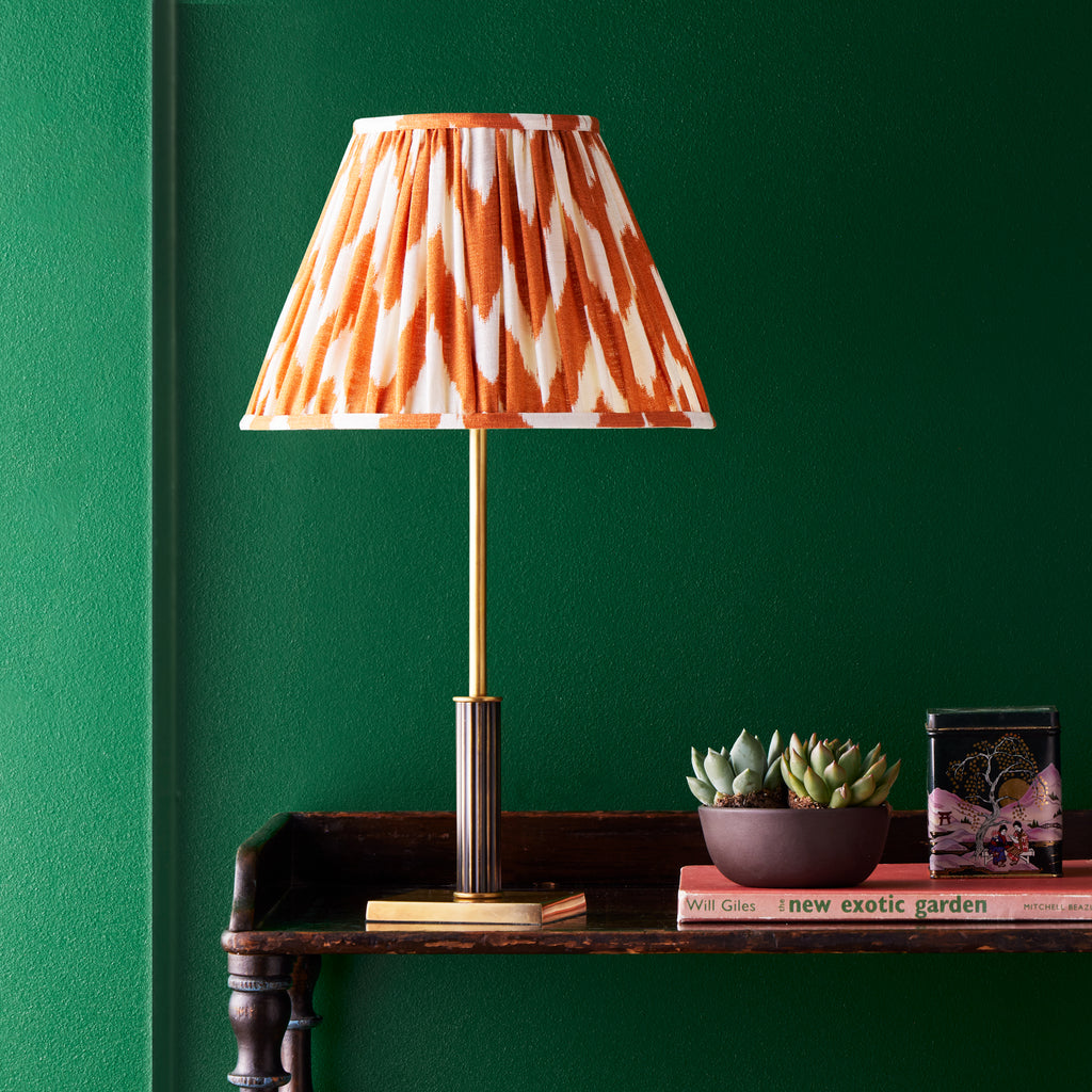 Fitzroy rechargeable table lamp in brass and bronze - Main Image
