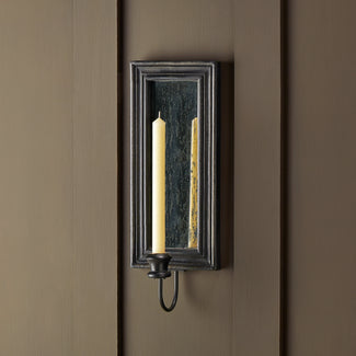 Degas wall mounted candle holder in ebony