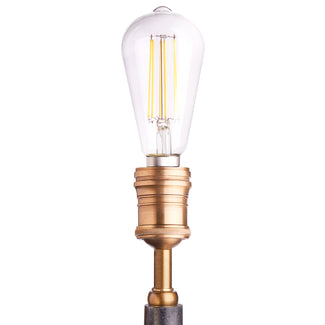 Large 8 watt LED filament bulb with E27 fitting