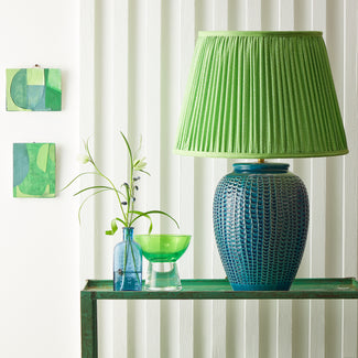 Kaa table lamp in blue
