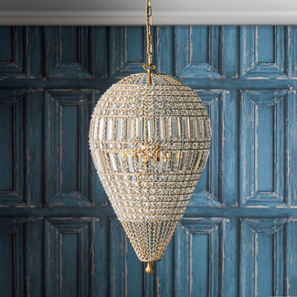 Lachrymose crystal chandelier