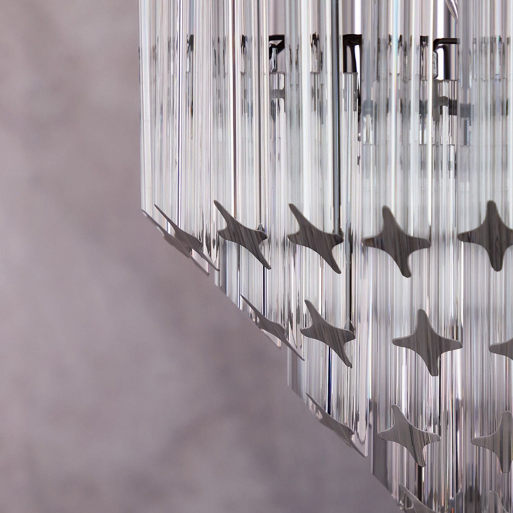 Leonardo 029464 Argent Chandelier