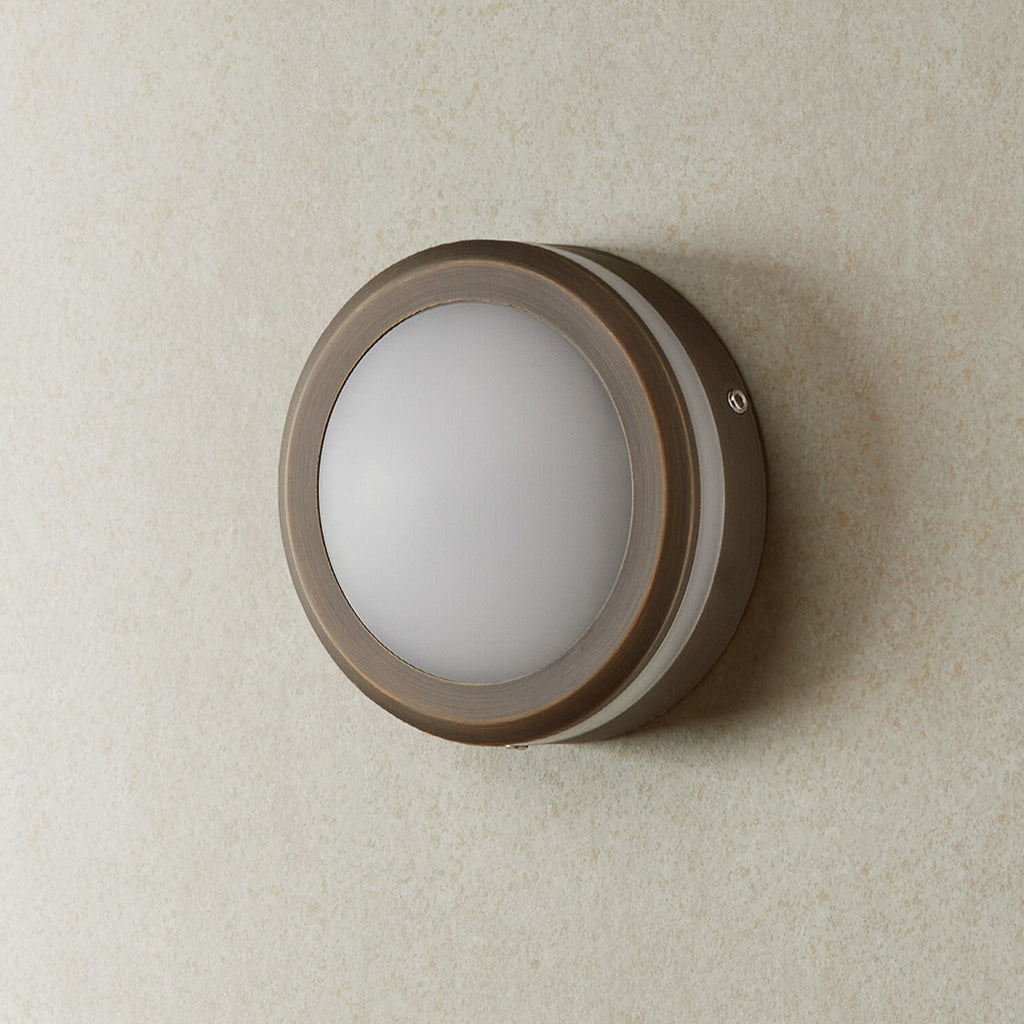 Bantham IP65 Wall Light in Bronze Grandeur