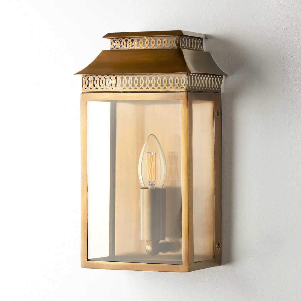 Antique Brass Outdoor Hastings Wall Lights