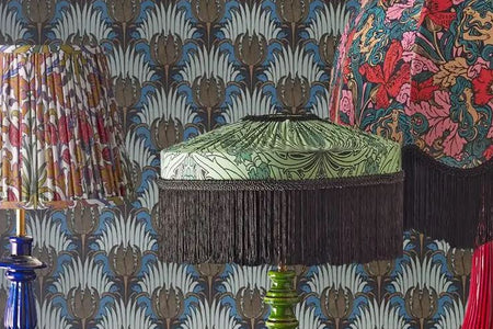 5 lampshade patterns to give your home that maximalist Arts & Crafts look