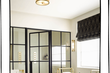 Beautiful bathroom wall lights in glass – with IP44-rated fittings