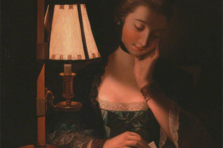 The first lamp of the evening - and the sheer pleasure of lighting