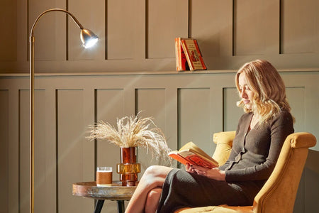What makes the perfect reading light? Five essential features for your reading nook lamp