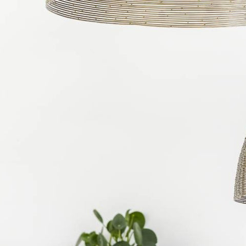 Brass pendant lights