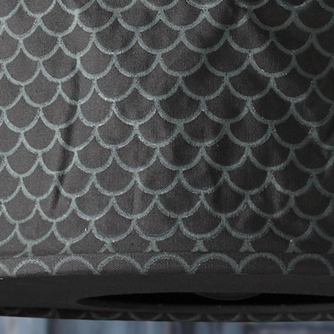 Fabric pendant light shades