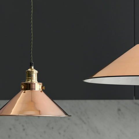 Metal pendant lights