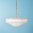 Larger Oldfield chandelier in clear glass