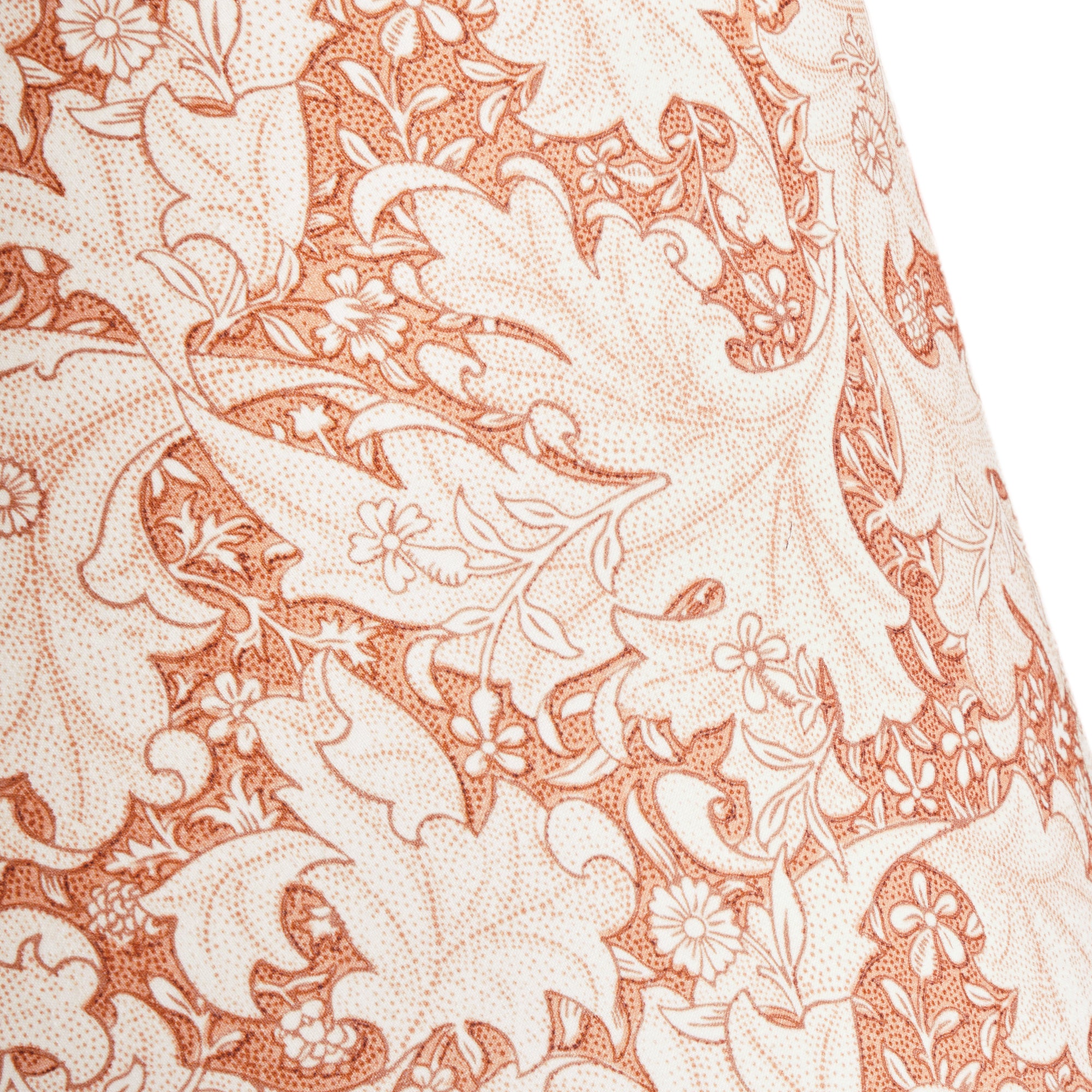 20cm empire shade in brick dust Wallflower printed cotton by Morris &