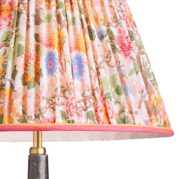 16cm empire shade in original Little Magnolia linen by GP & J Baker