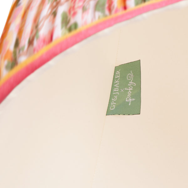 16cm empire shade in original Little Magnolia linen by GP & J Baker