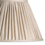 25cm empire shade in pleated natural linen