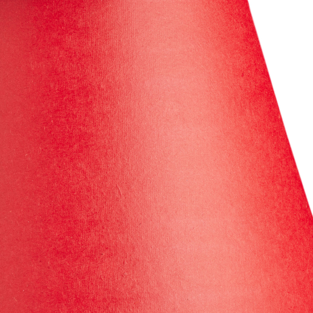 16cm empire shade in Tomato hand made parchment