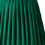30cm scalloped shade in Emerald silk with velvet tape