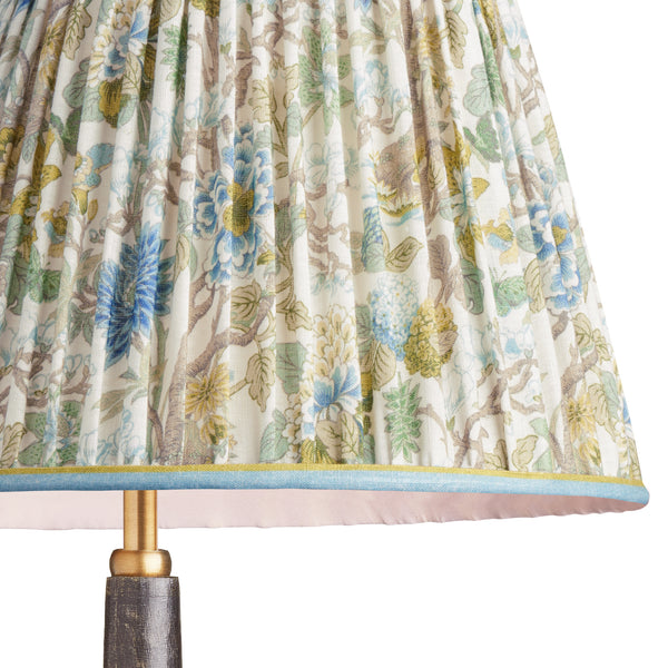 35cm straight empire shade in willow Little Magnolia linen by GP & J Baker