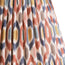 35cm straight empire shade in blue and red Small Ikat Spot linen by GP & J Baker