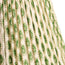 45cm straight empire shade in green and white block printed Dotty gathered cotton by GP & J Baker