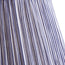 50cm straight empire shade in navy candy stripe block printed cotton