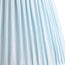 50cm straight empire bloomer shade with adjustable gimbal in blue sky linen