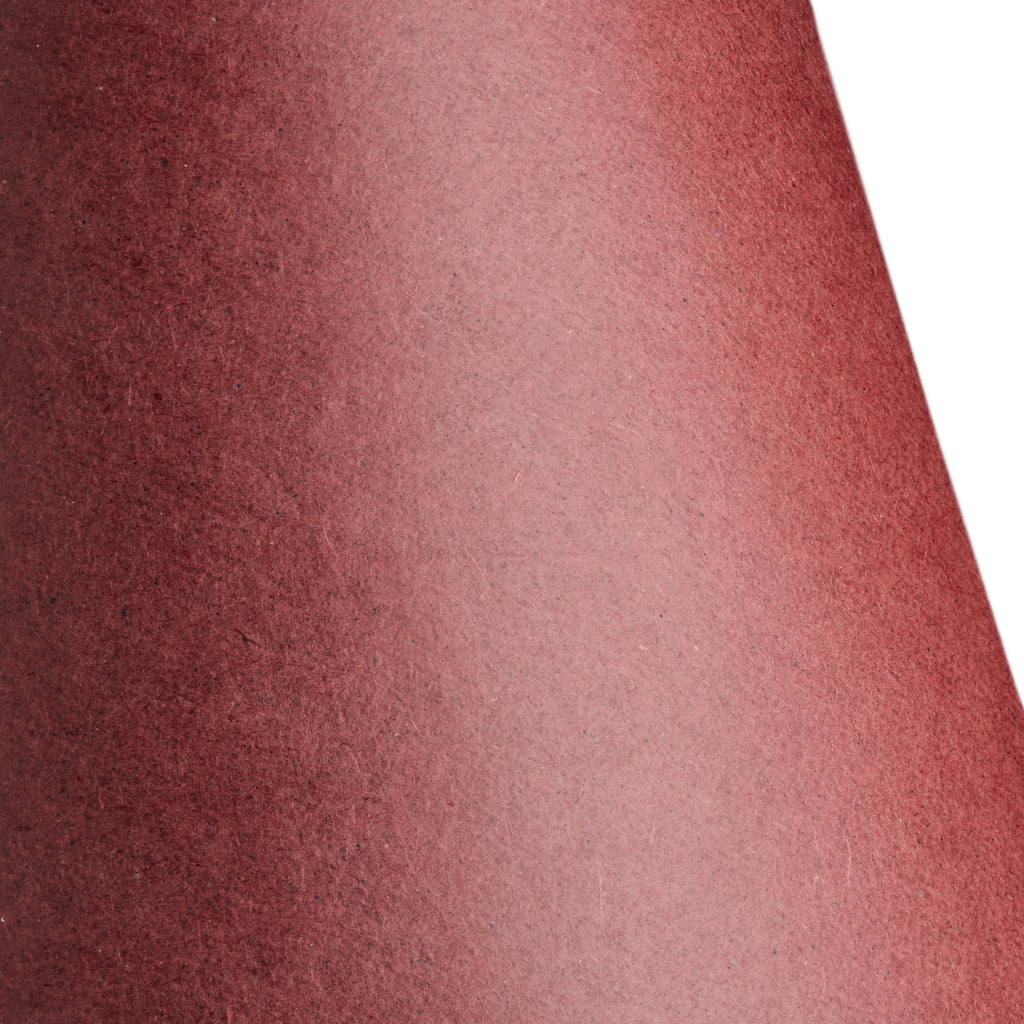 35cm straight empire shade in Beetroot hand made parchment