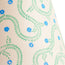 45cm straight empire shade in blue green hand blocked 'Wiggly Stars' by Ellen Merchant