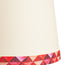 20cm tall tapered shade in red card harlequin by Matthew Williamson