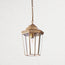 Markham lantern in antique brass