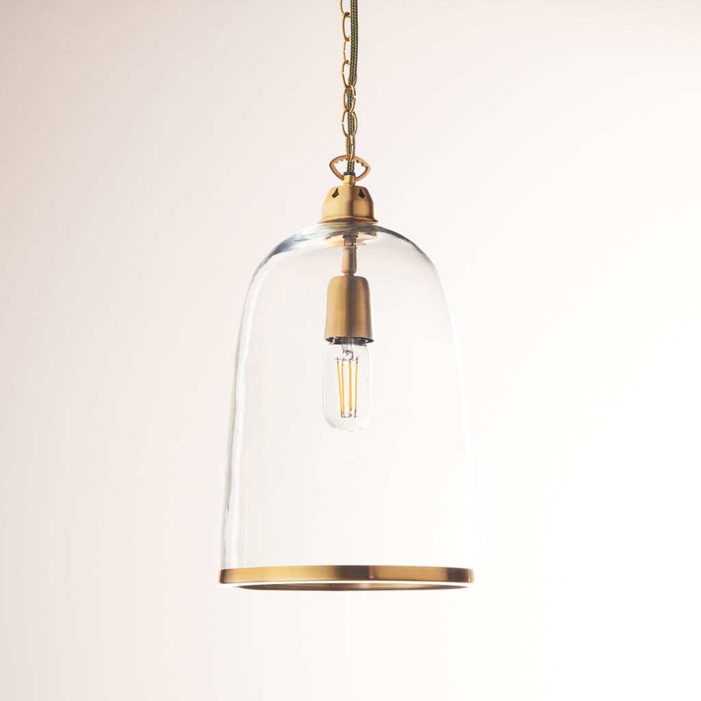 regular Percy pendant light clear glass