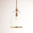 regular Percy pendant light in clear glass