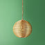 Spangle ball pendant in antique brass