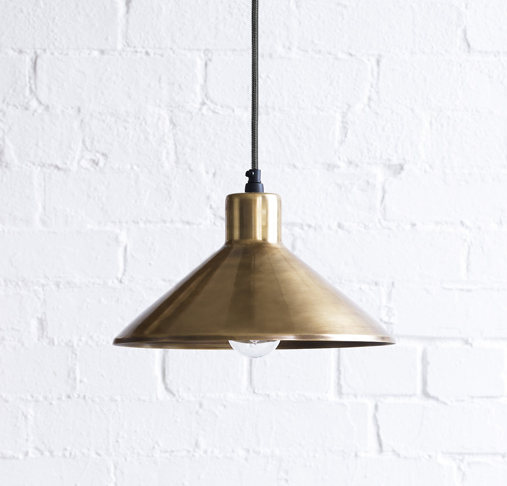 Thea pendant light antique brass