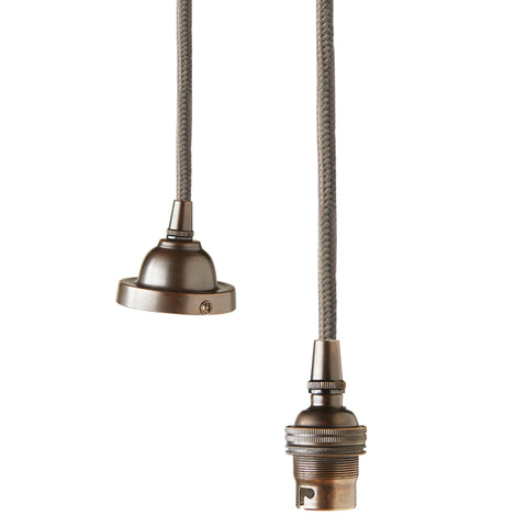 Classic Pendant Light Kit in Antiqued Bronze