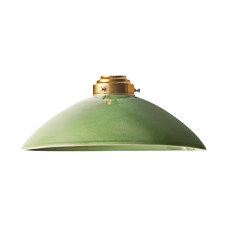 Bill ceramic pendant shade in Bottle Green