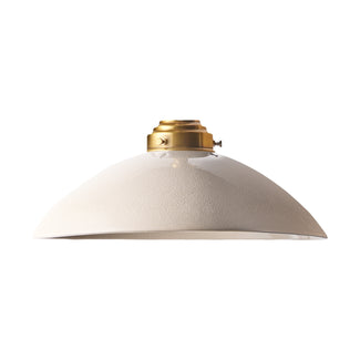 Bill ceramic pendant shade in Stone