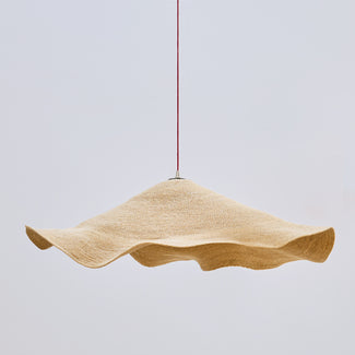 Floppy basket pendant shade in natural