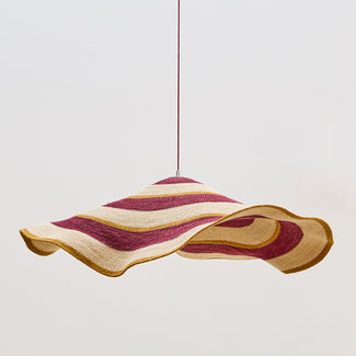 Floppy basket pendant shade in spices