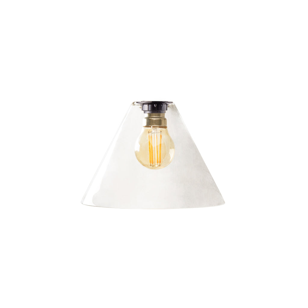 Hazelette pendant clear glass