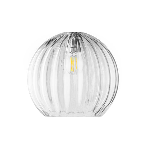 Larger Pumpkin in clear glass