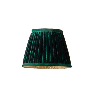 18cm Straight empire pendant shade in Emerald Silk Velvet