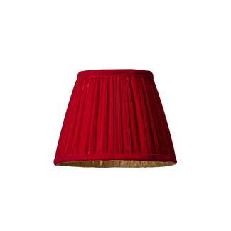 18cm Straight empire pendant shade in Scarlet Silk Velvet