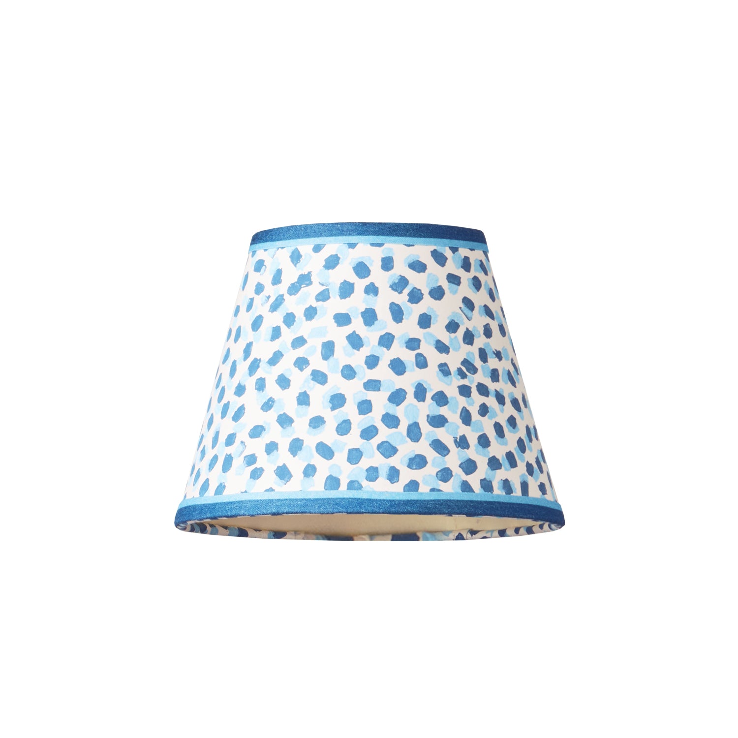 18cm pendant shade in blue and indigo Polka Dot paper by GP 18cm pendant shade in blue and indigo Polka Dot paper by GP