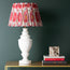 Draycott table lamp in distressed white