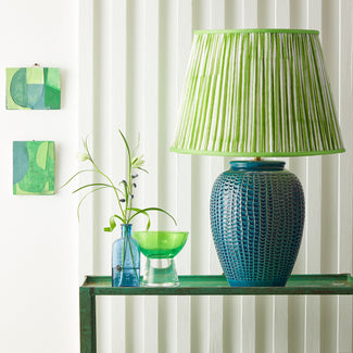 Kaa table lamp in blue